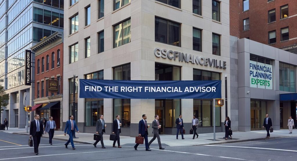 find the right financial advisor gscfinanceville
